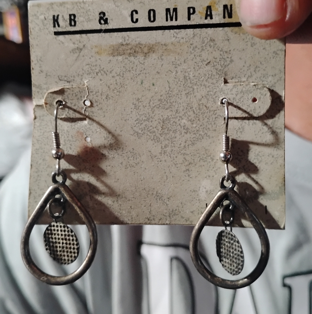 KB & Company Silver Drop Earrings